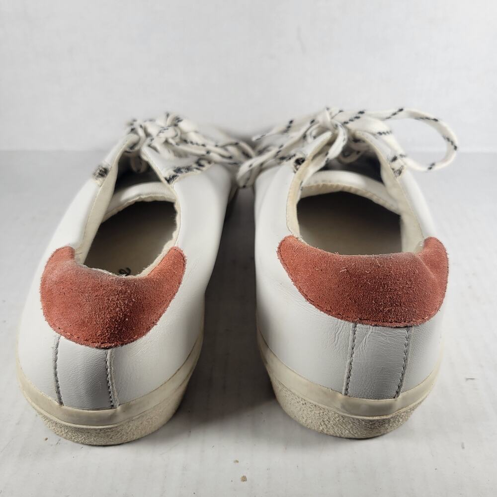 Madewell Leather Leopard Print Casual Lace Up Sidewalk Low-Top Sneakers Size 7.5 - Picture 4 of 9